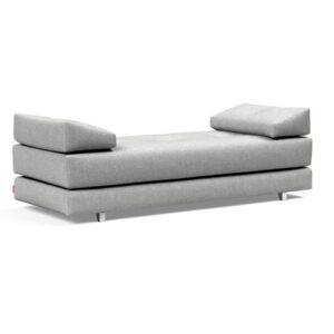 Innovation Sigmund Klappsofa 590 Micro Check Grey Cube Beine Aluminium EAN:5700110946612