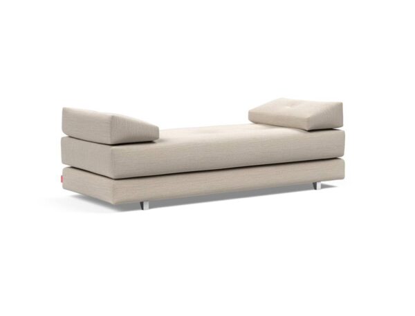 Innovation Sigmund Klappsofa 612 Linen Sand Grey Cube Beine Aluminium EAN:5700110946612