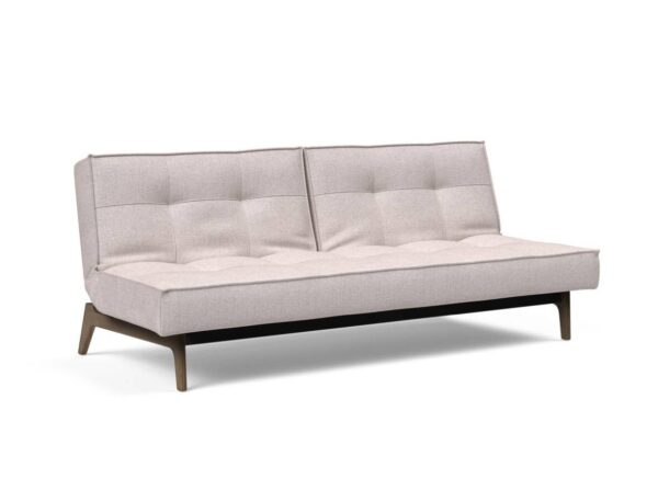 Innovation Splitback Klappsofa 300 Weda Sand Elk Rauch-Eiche / Gestell schwarz EAN:5700110949248