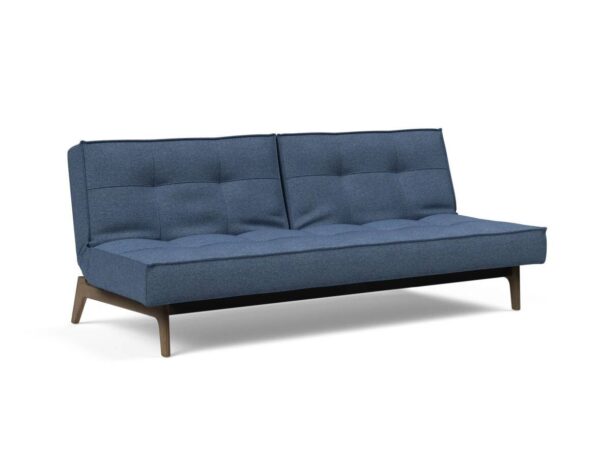 Innovation Splitback Klappsofa 302 Weda Blue Elk Rauch-Eiche / Gestell schwarz EAN:5700110949248