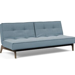 Innovation Splitback Klappsofa 558 Soft Indigo Elk Rauch-Eiche / Gestell schwarz EAN:5700110949248