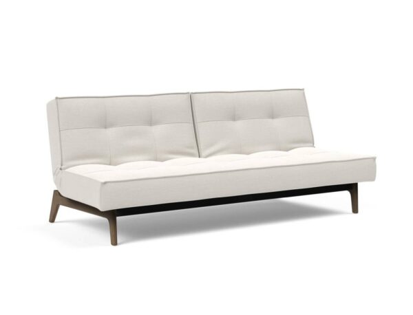 Innovation Splitback Klappsofa 574 Vivus Dusty Off White Elk Rauch-Eiche / Gestell schwarz EAN:5700110949248