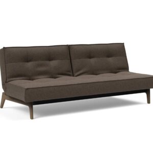 Innovation Splitback Klappsofa 578 Kenya Taupe Elk Rauch-Eiche / Gestell schwarz EAN:5700110949248