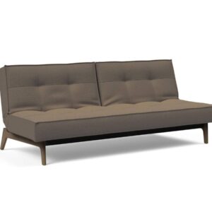 Innovation Splitback Klappsofa 585 Argus Brown Elk Rauch-Eiche / Gestell schwarz EAN:5700110949248