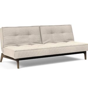 Innovation Splitback Klappsofa 594 Corduroy Ivory Elk Rauch-Eiche / Gestell schwarz EAN:5700110949248