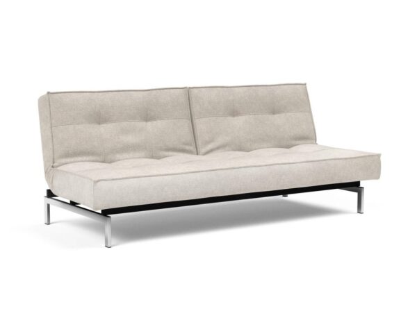 Innovation Splitback Klappsofa 280 Avella Sand Chrom / Mattschwarz EAN:5700110949248