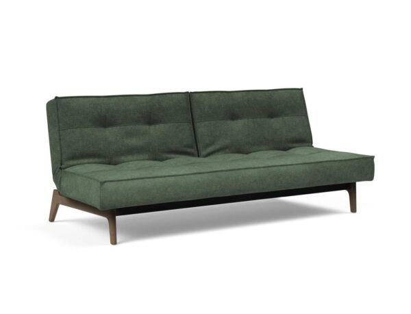 Innovation Splitback Klappsofa 281 Avella Pine Green Elk Rauch-Eiche / Gestell schwarz EAN:5700110949248