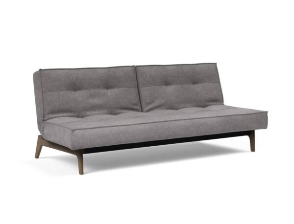 Innovation Splitback Klappsofa 282 Avella Warm Grey Elk Rauch-Eiche / Gestell schwarz EAN:5700110949248