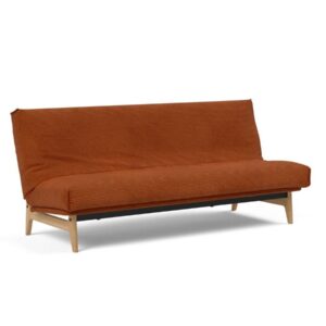 Innovation Aslak Klappsofa 120 x 200 cm | Classic Nordic 595 Curduroy Burnt Orange EAN:5700110949248