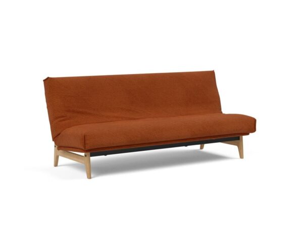 Innovation Aslak Klappsofa 120 x 200 cm | Classic Nordic 595 Curduroy Burnt Orange EAN:5700110949248