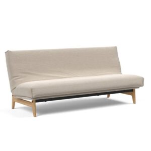 Innovation Aslak Klappsofa 120 x 200 cm | Classic Nordic 612 Linen Sand Grey EAN:5700110949248