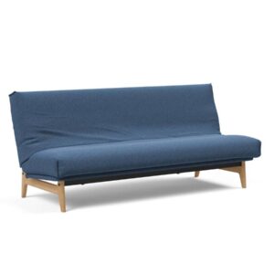 Innovation Aslak Klappsofa 120 x 200 cm | Classic Nordic 537 Boucle Blue EAN:5700110949248