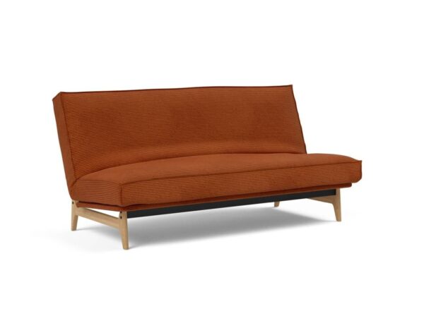 Innovation Aslak Klappsofa 140 x 200 cm | Soft Spring Sharp plus 595 Curduroy Burnt Orange EAN:5700110949248