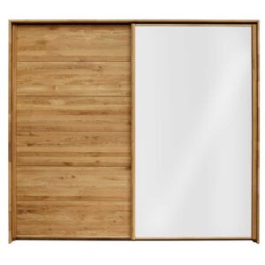 Forestales Woodside Schwebetürenschrank 3 Holz-Weißglas Kernbuche (1) 180er für 180er EAN:5700110949248