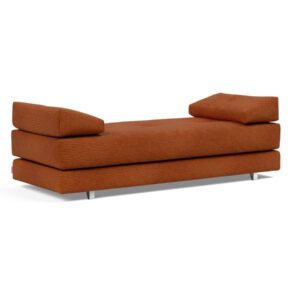 Innovation Sigmund Klappsofa 595 Curduroy Burnt Orange Cube Beine Aluminium EAN:5700110955294