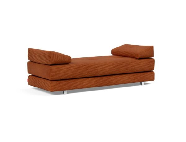 Innovation Sigmund Klappsofa 595 Curduroy Burnt Orange Cube Beine Aluminium EAN:5700110955294