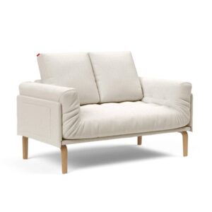 Innovation Rollo Daybed Sofa (fest versteppt) 531 Boucle Off White Rollo Bow