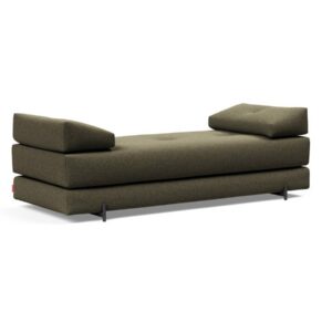 Innovation Sigmund Klappsofa 535 Boucle Forest Green Indu Beine