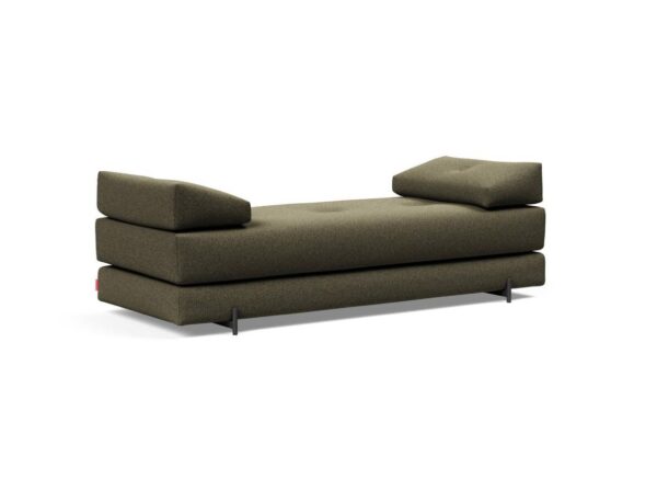 Innovation Sigmund Klappsofa 535 Boucle Forest Green Indu Beine