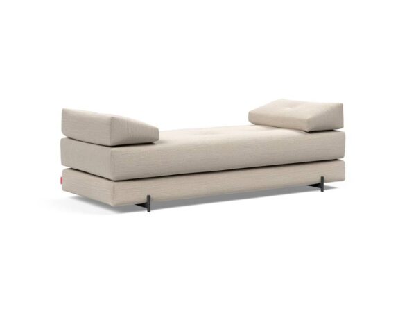 Innovation Sigmund Klappsofa 612 Linen Sand Grey Indu Beine