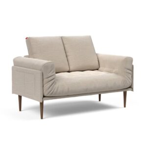 Innovation Rollo Daybed Sofa (fest versteppt) 612 Linen Sand Grey Rollo Styletto