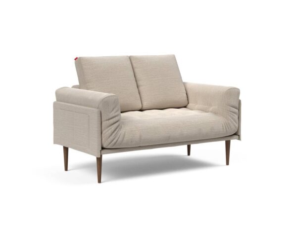 Innovation Rollo Daybed Sofa (fest versteppt) 612 Linen Sand Grey Rollo Styletto