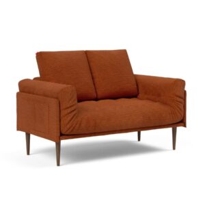 Innovation Rollo Daybed Sofa (fest versteppt) 595 Curduroy Burnt Orange Rollo Styletto