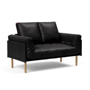 Innovation Rollo Daybed Sofa (fest versteppt) 550 Fanual Black Rollo Stem