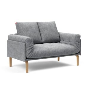 Innovation Rollo Daybed Sofa (fest versteppt) 565 Twist Granite Rollo Bow