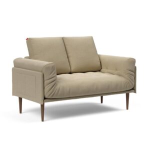 Innovation Rollo Daybed Sofa (fest versteppt) 571 Vivus Dusty Sand Rollo Styletto