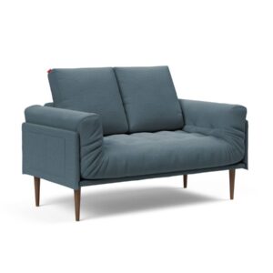 Innovation Rollo Daybed Sofa (fest versteppt) 573 Vivus Dusty Blue Rollo Styletto