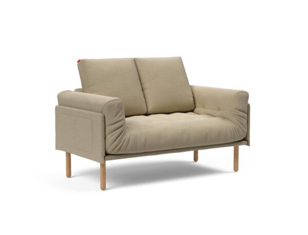 Innovation Rollo Daybed Sofa (fest versteppt) 571 Vivus Dusty Sand Rollo Stem