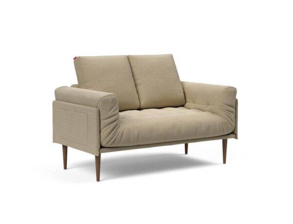 Innovation Rollo Daybed Sofa (fest versteppt) 571 Vivus Dusty Sand Rollo Styletto