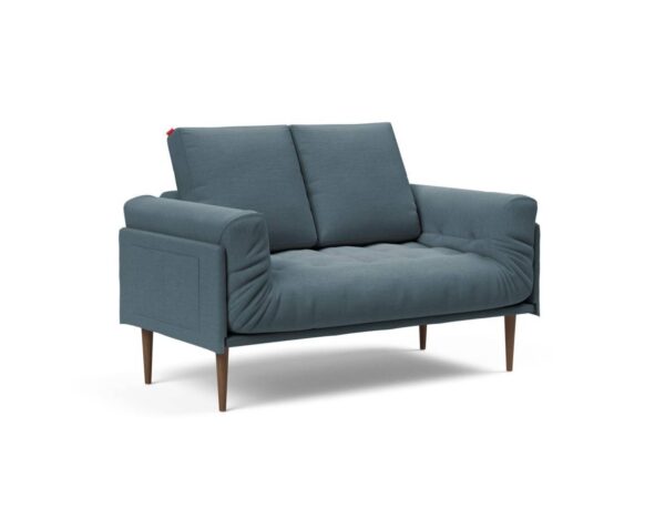 Innovation Rollo Daybed Sofa (fest versteppt) 573 Vivus Dusty Blue Rollo Styletto