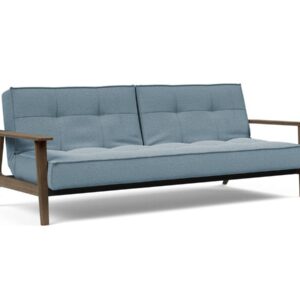 Innovation Splitback Klappsofa mit Frej Armlehnen Frej Schwarze Eiche 558 Soft Indigo EAN:5700111106381