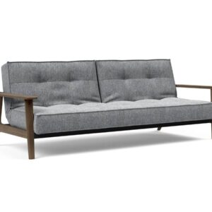 Innovation Splitback Klappsofa mit Frej Armlehnen Frej Schwarze Eiche 565 Twist Granite EAN:5700111106381