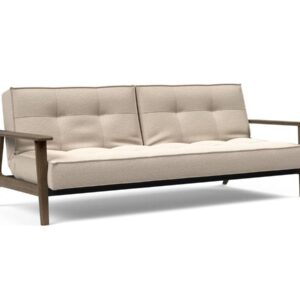 Innovation Splitback Klappsofa mit Frej Armlehnen Frej Schwarze Eiche 584 Argus Natural EAN:5700111106381