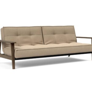 Innovation Splitback Klappsofa mit Frej Armlehnen Frej Schwarze Eiche 587 Phobos Mocha EAN:5700111106381