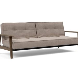 Innovation Splitback Klappsofa mit Frej Armlehnen Frej Schwarze Eiche 318 Cordufine