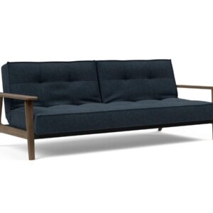 Innovation Splitback Klappsofa mit Frej Armlehnen Frej Schwarze Eiche 515 Nist Blue EAN:5700111106381