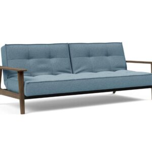 Innovation Splitback Klappsofa mit Frej Armlehnen Frej Schwarze Eiche 525 Mixed Dance Light Blue EAN:5700111106428