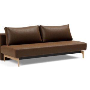 Innovation Trym Klappsofa 461 Leather Look Brown Vintage EAN:5700111109535