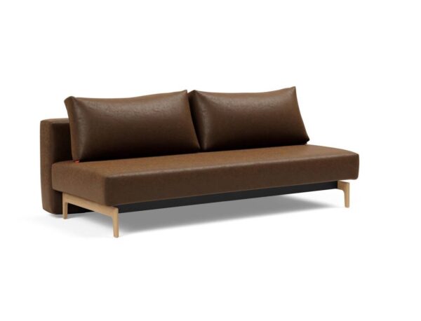 Innovation Trym Klappsofa 461 Leather Look Brown Vintage EAN:5700111109535