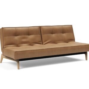 Innovation Splitback Klappsofa 551 Faunal Brown Eik Eiche / Gestell schwarz EAN:5700111119206