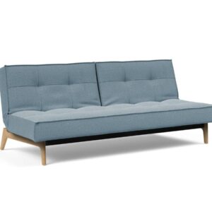 Innovation Splitback Klappsofa 558 Soft Indigo Eik Eiche / Gestell schwarz EAN:5700111119206