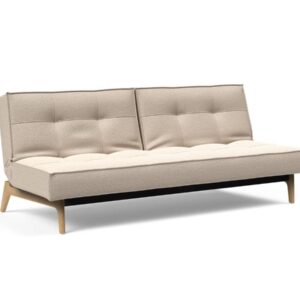 Innovation Splitback Klappsofa 584 Argus Natural Eik Eiche / Gestell schwarz EAN:5700111119206