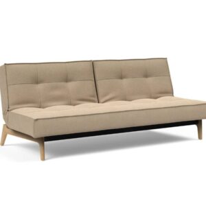 Innovation Splitback Klappsofa 587 Phobos Mocha Eik Eiche / Gestell schwarz EAN:5700111119206