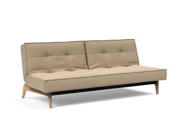 Innovation Splitback Klappsofa 587 Phobos Mocha Eik Eiche / Gestell schwarz EAN:5700111119206