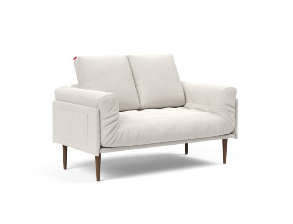 Innovation Rollo Daybed Sofa (fest versteppt) 574 Vivus Dusty Off White Rollo Styletto