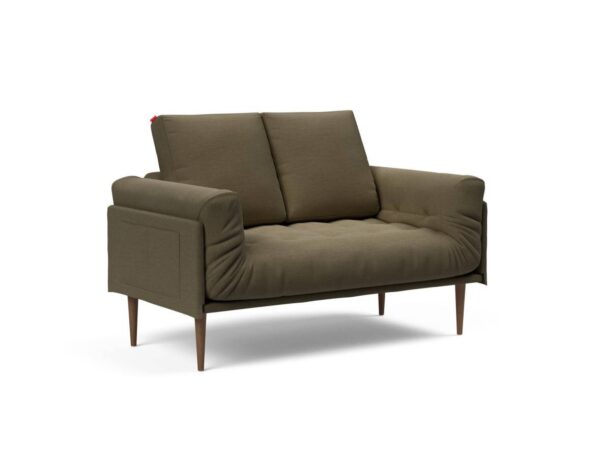 Innovation Rollo Daybed Sofa (fest versteppt) 575 Vivus Dusty Olive Rollo Styletto